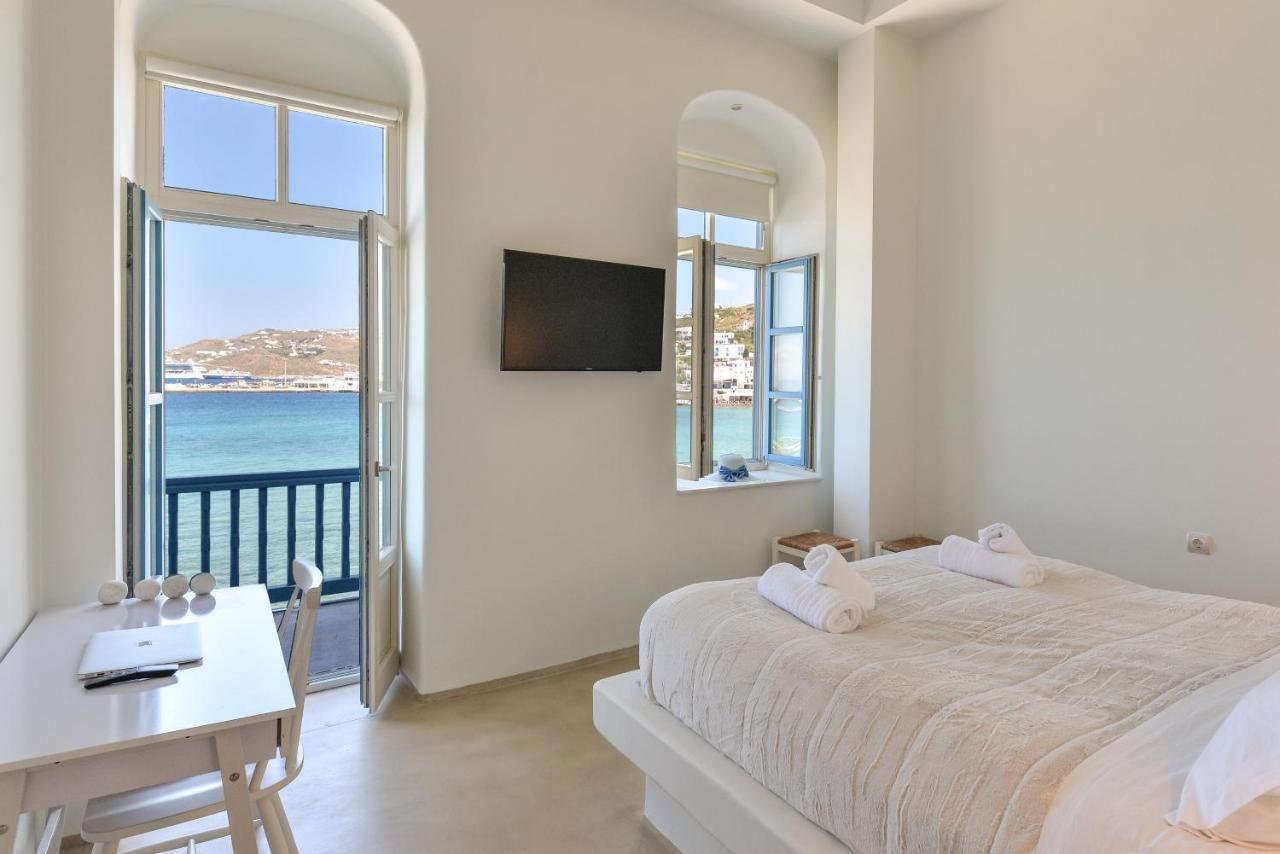 White Memories, Seafront Luxury Apartment Mykonos Mykonos Town Eksteriør billede